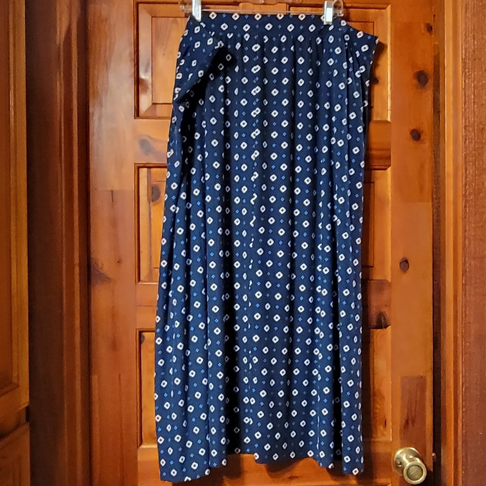 Terra & Sky Sz3x royal blue pencil skirt